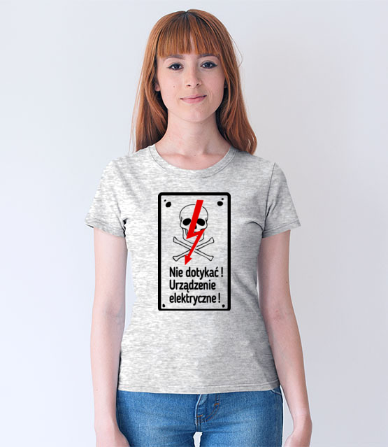 Znana tabliczka koszulka z nadrukiem praca kobieta jipi pl 1629 69