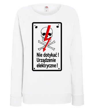 Znana tabliczka - Bluza z nadrukiem - Praca - Damska