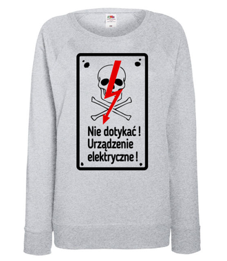 Znana tabliczka - Bluza z nadrukiem - Praca - Damska
