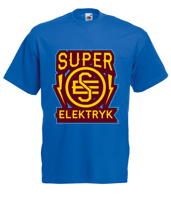 Super elektryka prad nie dotyka koszulka z nadrukiem praca mezczyzna jipi pl 1631 5