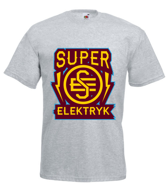 Super elektryka prad nie dotyka koszulka z nadrukiem praca mezczyzna jipi pl 1631 6