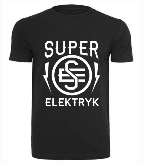 Super elektryk to super bohater koszulka z nadrukiem praca mezczyzna jipi pl 1633 1