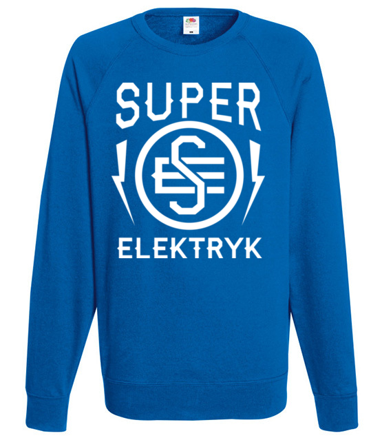 Super elektryk to super bohater bluza z nadrukiem praca mezczyzna jipi pl 1633 109
