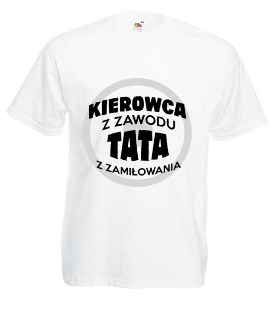 Kierowca z zawodu tata z zamilowania koszulka z nadrukiem dla kierowcy ciezarowki mezczyzna jipi pl 1641 2