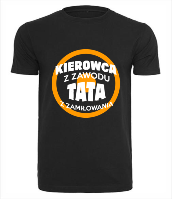 Kierowca z zawodu tata z zamilowania koszulka z nadrukiem dla kierowcy ciezarowki mezczyzna jipi pl 1642 1