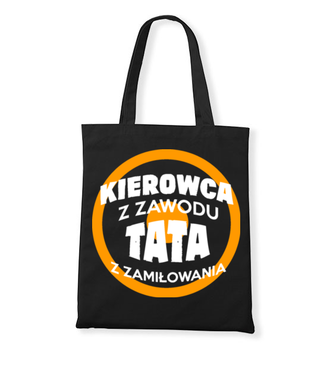 Kierowca z zawodu, tata z zamiłowania - Torba z nadrukiem - dla kierowcy ciężarówki - Gadżety