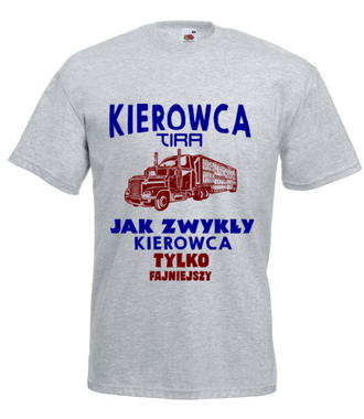 Małe przechwałki dla chłopców z dużych samochodów - Koszulka z nadrukiem - dla kierowcy ciężarówki - Męska