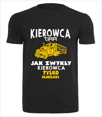 Małe przechwałki dla chłopców z dużych samochodów - Koszulka z nadrukiem - dla kierowcy ciężarówki - Męska