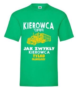 Małe przechwałki dla chłopców z dużych samochodów - Koszulka z nadrukiem - dla kierowcy ciężarówki - Męska