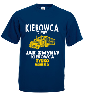 Małe przechwałki dla chłopców z dużych samochodów - Koszulka z nadrukiem - dla kierowcy ciężarówki - Męska