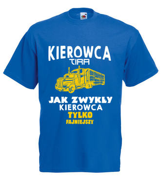 Małe przechwałki dla chłopców z dużych samochodów - Koszulka z nadrukiem - dla kierowcy ciężarówki - Męska