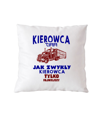 Małe przechwałki dla chłopców z dużych samochodów - Poduszka z nadrukiem - dla kierowcy ciężarówki - Gadżety