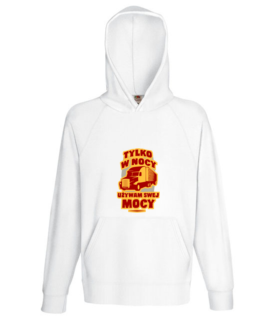 Tylko w nocy uzywam swej mocy bluza z nadrukiem dla kierowcy ciezarowki mezczyzna jipi pl 1647 135
