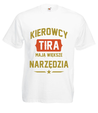 Większe narzędzia - Koszulka z nadrukiem - dla kierowcy ciężarówki - Męska