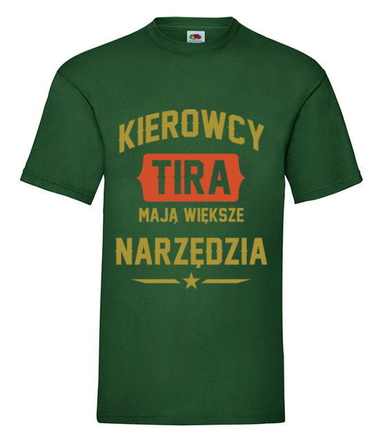 Wieksze narzedzia koszulka z nadrukiem dla kierowcy ciezarowki mezczyzna jipi pl 1650 188