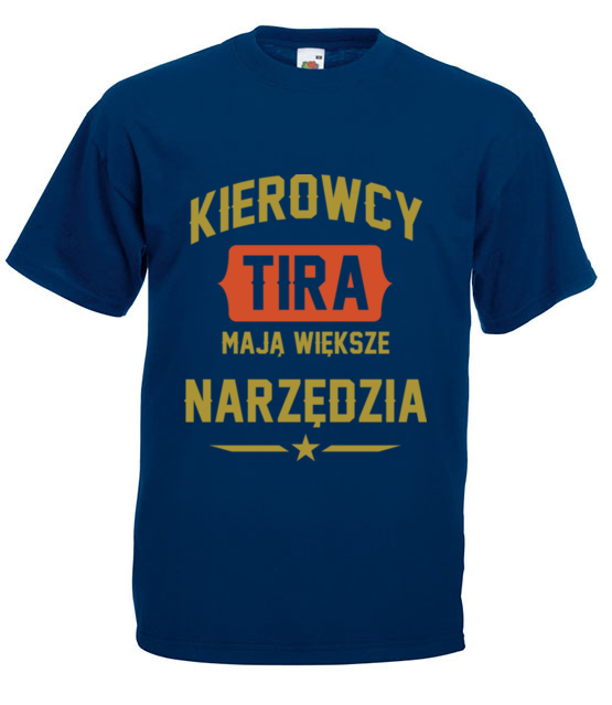 Wieksze narzedzia koszulka z nadrukiem dla kierowcy ciezarowki mezczyzna jipi pl 1650 3
