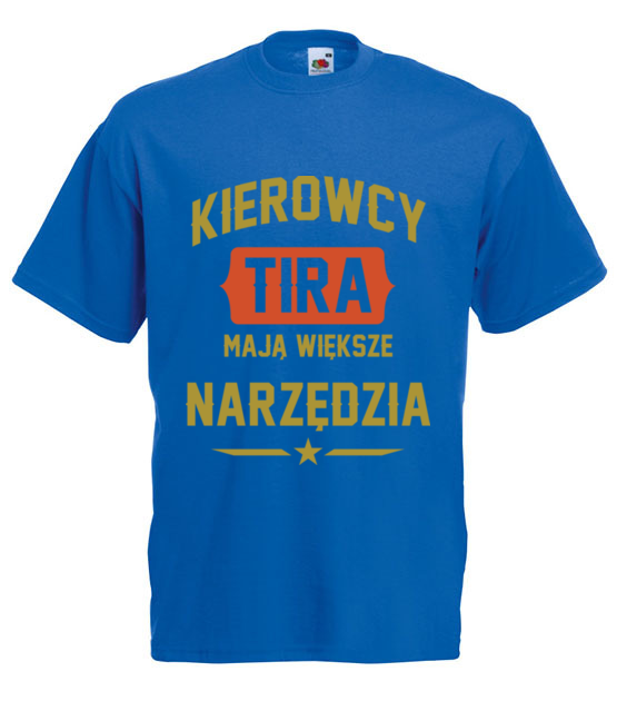 Wieksze narzedzia koszulka z nadrukiem dla kierowcy ciezarowki mezczyzna jipi pl 1650 5