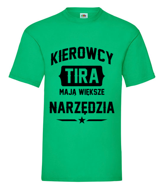Wieksze narzedzia koszulka z nadrukiem dla kierowcy ciezarowki mezczyzna jipi pl 1651 186