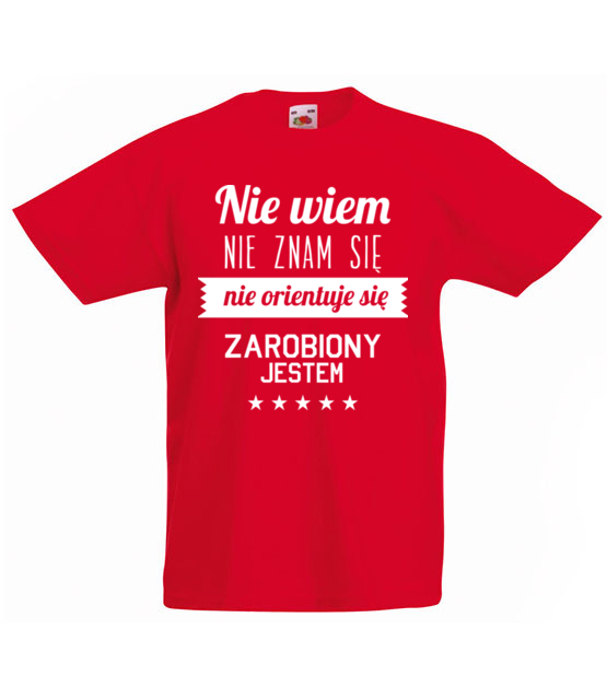 Stary tekst na nowej koszulce koszulka z nadrukiem smieszne dziecko jipi pl 1663 84