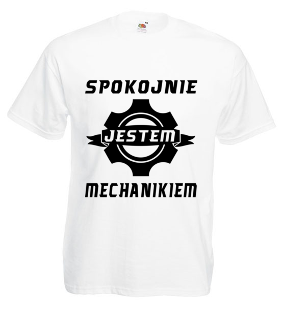 Spokojnie jestem mechanikiem koszulka z nadrukiem dla mechanika mezczyzna jipi pl 1664 2