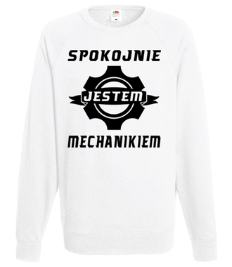 Spokojnie, jestem mechanikiem - Bluza z nadrukiem - Dla mechanika - Męska