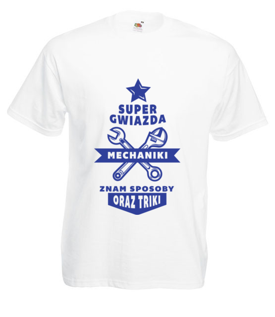 Super gwiazda mechaniki koszulka z nadrukiem dla mechanika mezczyzna jipi pl 1666 2