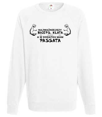Pełen zestaw i passat - Bluza z nadrukiem - Dla motofana - Męska