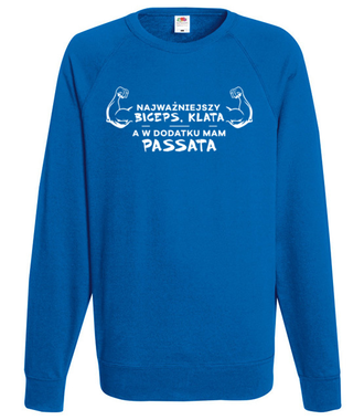 Pełen zestaw i passat - Bluza z nadrukiem - Dla motofana - Męska