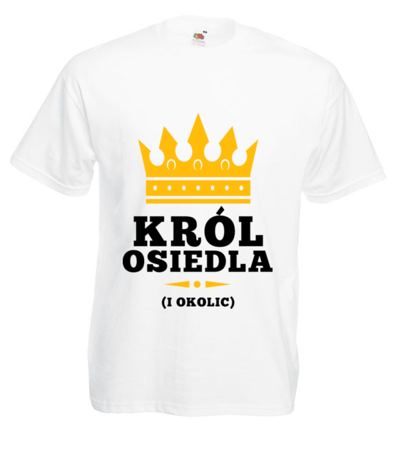 Uwaga krol osiedla nadchodzi koszulka z nadrukiem smieszne mezczyzna jipi pl 1685 2