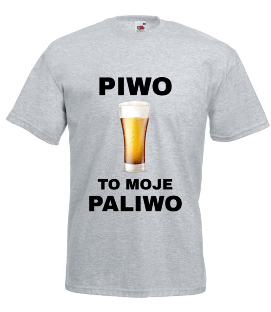Piwo to moje paliwo koszulka z nadrukiem smieszne mezczyzna jipi pl 1695 6