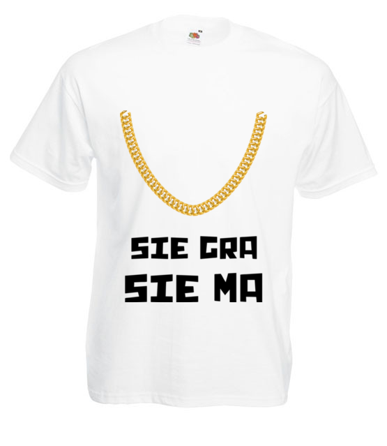 Jak sie gra to sie ma koszulka z nadrukiem smieszne mezczyzna jipi pl 1697 2