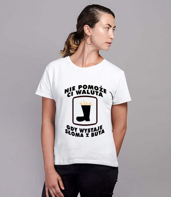 Zyciowe madrosci koszulka z nadrukiem smieszne kobieta jipi pl 1699 77