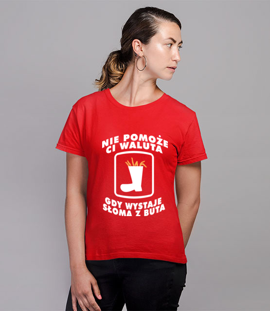 Zyciowe madrosci koszulka z nadrukiem smieszne kobieta jipi pl 1700 78