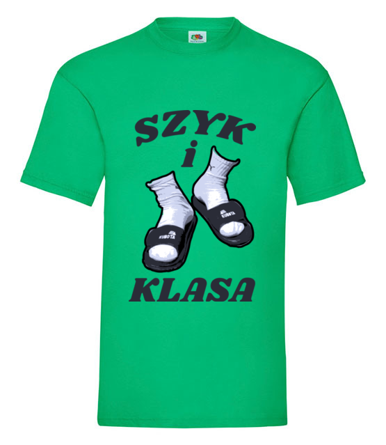 Szyk i klasa koszulka z nadrukiem smieszne mezczyzna jipi pl 1701 186