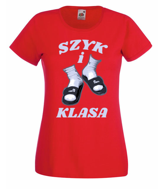 Szyk i klasa koszulka z nadrukiem smieszne kobieta jipi pl 1702 60