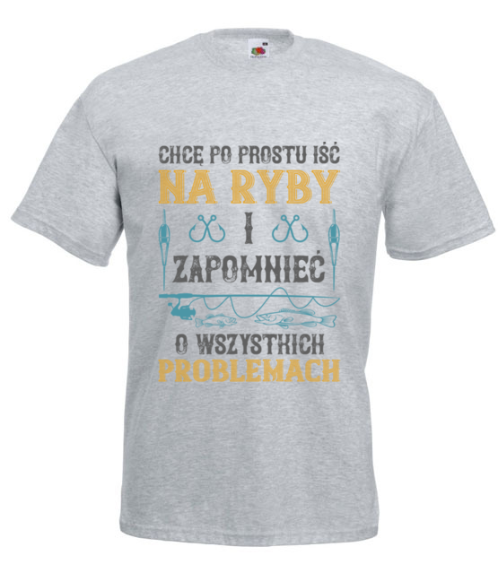 Koszulka do zalozenia po pracy koszulka z nadrukiem dla wedkarza mezczyzna jipi pl 1707 6