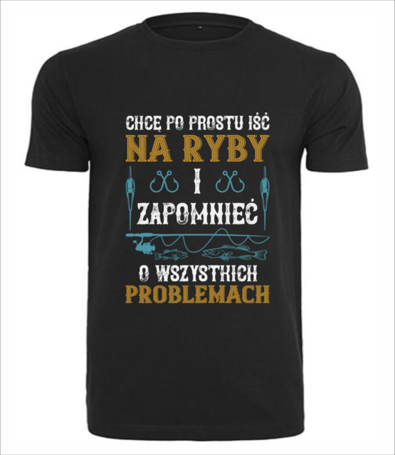 Koszulka do zalozenia po pracy koszulka z nadrukiem dla wedkarza mezczyzna jipi pl 1708 1