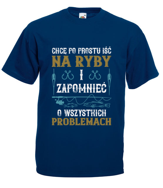 Koszulka do zalozenia po pracy koszulka z nadrukiem dla wedkarza mezczyzna jipi pl 1708 3