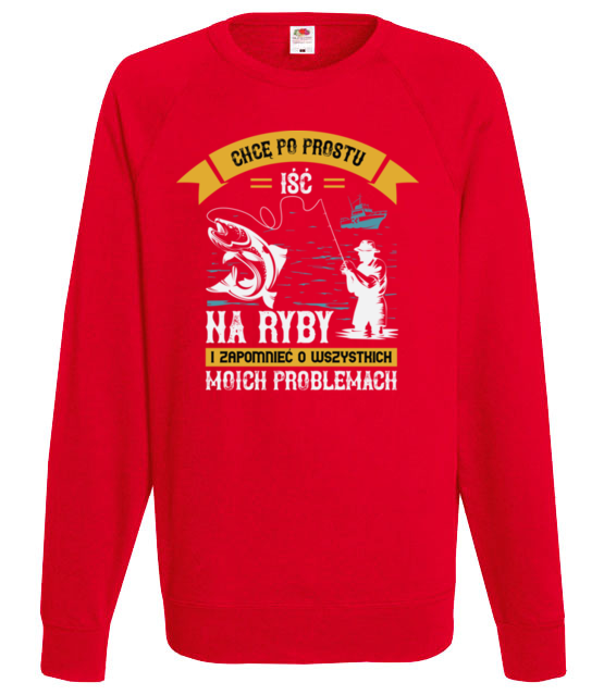 Ty wiesz co daje ukojenie nerwom bluza z nadrukiem dla wedkarza mezczyzna jipi pl 1710 108
