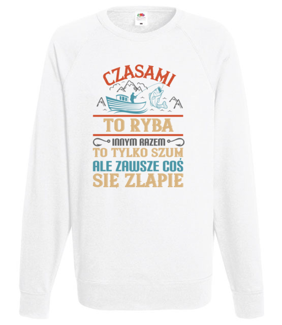 Szum wody skutecznie relaksuje bluza z nadrukiem dla wedkarza mezczyzna jipi pl 1715 106