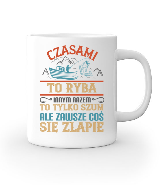 Szum wody skutecznie relaksuje kubek z nadrukiem dla wedkarza gadzety jipi pl 1715 159