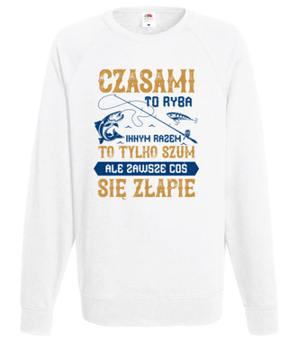 Koszulka informacyjna - Bluza z nadrukiem - dla wędkarza - Męska