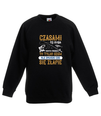 Koszulka informacyjna - Bluza z nadrukiem - dla wędkarza - Dziecięca