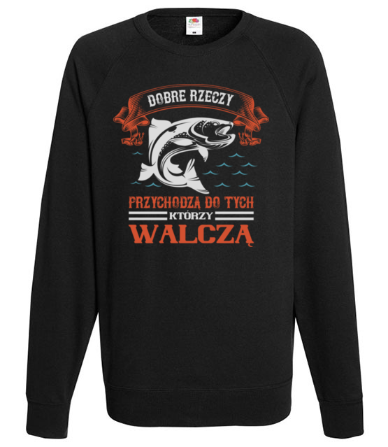 Cierpliwosc i wytrwalosc wedkarza bluza z nadrukiem dla wedkarza mezczyzna jipi pl 1720 107