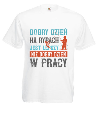 Wędkarze wiedzą, co dobre - Koszulka z nadrukiem - dla wędkarza - Męska