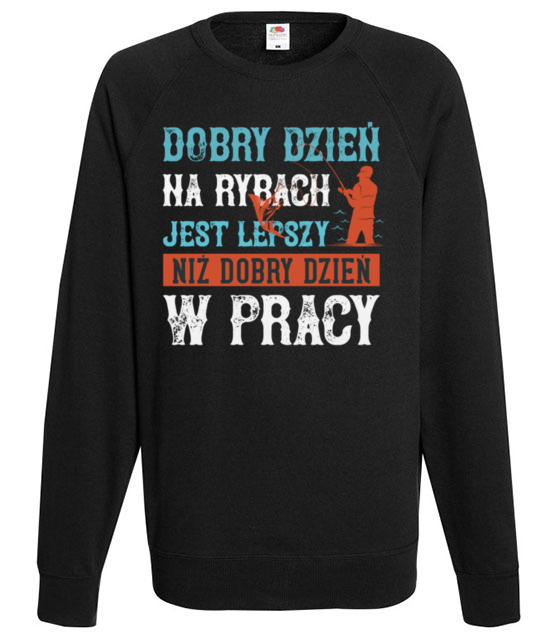 Wedkarze wiedza co dobre bluza z nadrukiem dla wedkarza mezczyzna jipi pl 1722 107