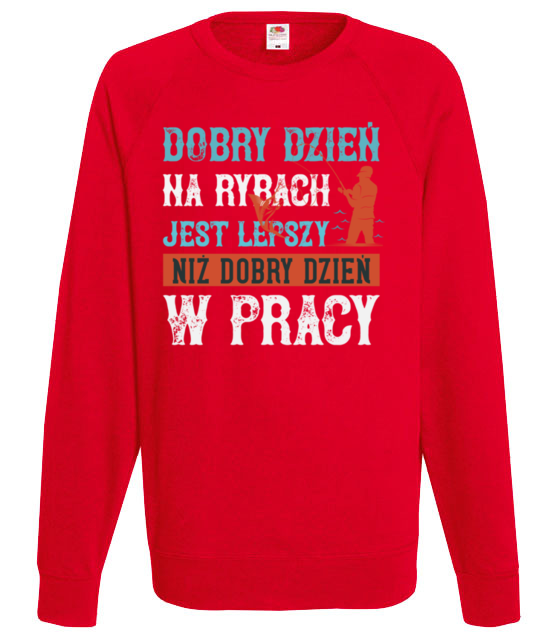 Wedkarze wiedza co dobre bluza z nadrukiem dla wedkarza mezczyzna jipi pl 1722 108