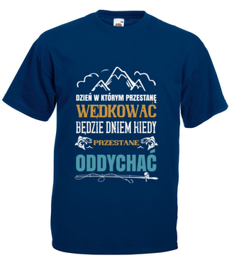 Radykalne podejście do sprawy - Koszulka z nadrukiem - dla wędkarza - Męska