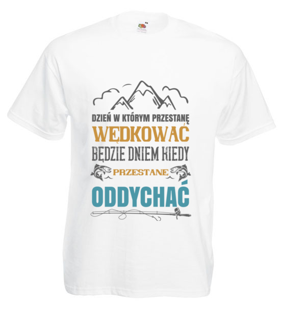 Radykalne podejscie do sprawy koszulka z nadrukiem dla wedkarza mezczyzna jipi pl 1723 2