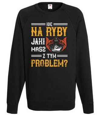 Koszulka protestacyjna - Bluza z nadrukiem - dla wędkarza - Męska